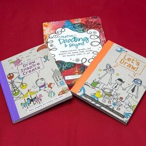 Creative Drawing Books Lot of 3 Assorted
